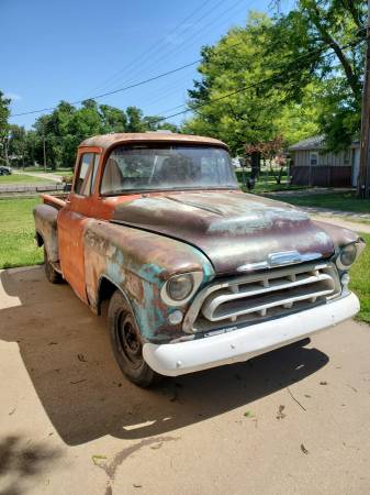 1956 Chevy Pickup - Project Updated - cars & trucks - by owner -... for sale in pratt, KS – photo 2