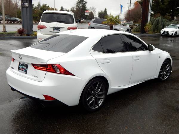 WHITE ON RED 2015 Lexus IS250 F-SPORT West Coast Owned No for sale in Auburn, WA – photo 11