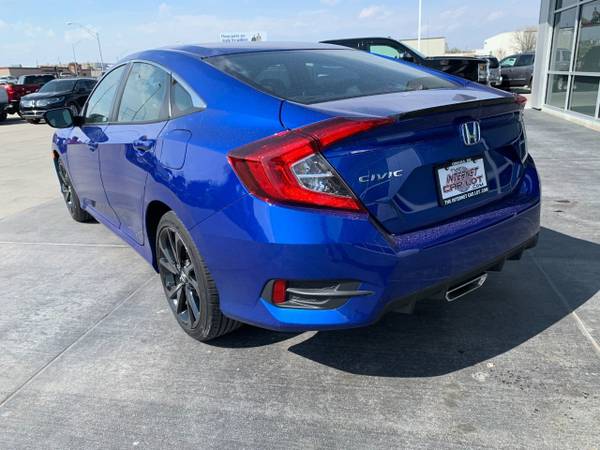 2019 Honda Civic Sedan Sport CVT Aegean Blue M for sale in Omaha, NE – photo 5