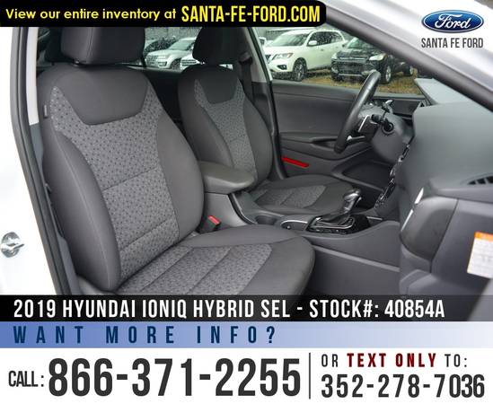 2019 Hyundai Ioniq Hybrid SEL Camera - Cruise - Push To for sale in Alachua, FL – photo 22