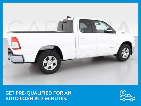 2020 Ram 1500 Quad Cab Big Horn Pickup 4D 6 1/3 ft pickup White for sale in Long Beach, CA – photo 9