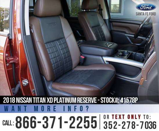 2018 NISSAN TITAN XD PLATINUM RESERVE Leather Seats, Diesel for sale in Alachua, FL – photo 19