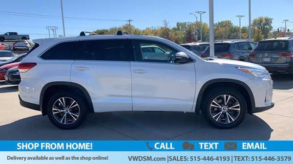 2017 Toyota Highlander LE Plus suv White - cars & trucks - by dealer... for sale in Johnston, IA – photo 2