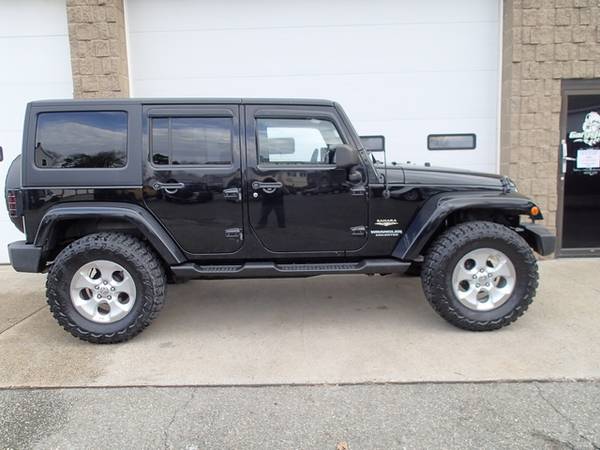 2013 Jeep Wrangler Unlimited, Sahara Edition, SkyJacker lift, - cars... for sale in Chicopee, CT – photo 3
