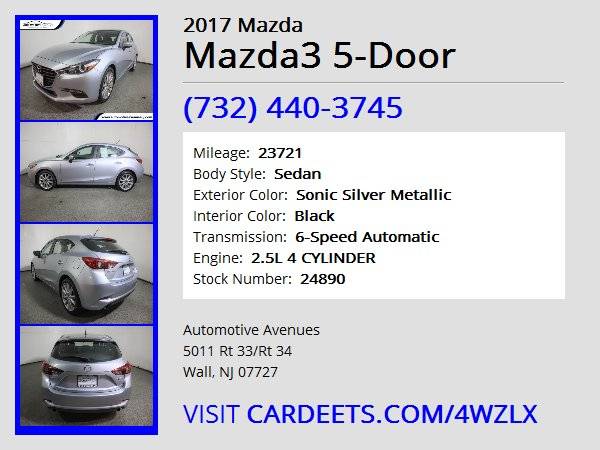 2017 Mazda Mazda3 5-Door, Sonic Silver Metallic - cars & trucks - by... for sale in Wall, NJ – photo 22