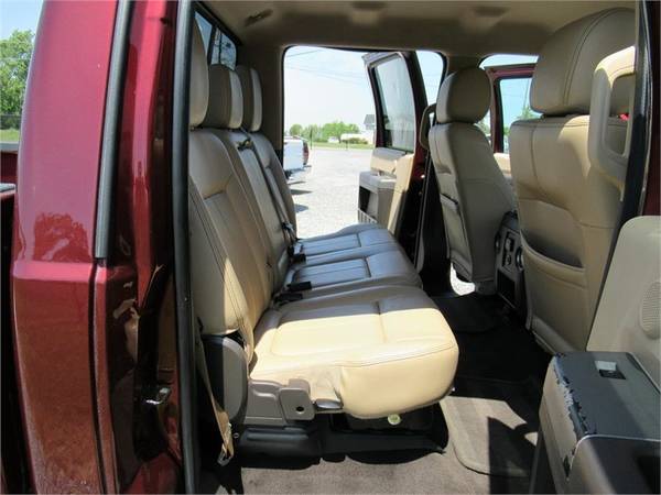 2012 FORD F250 SUPER DUTY LARIAT, Burgundy APPLY ONLINE for sale in Summerfield, SC – photo 6