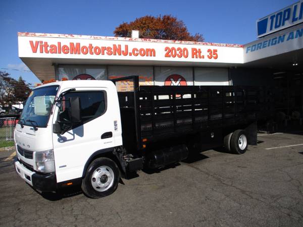 2016 Mitsubishi Fuso FE180 21 FOOT FLAT BED, 21 STAKE BODY 33K MI for sale in south amboy, WV – photo 2