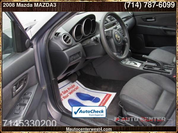 2008 Mazda MAZDA3 i Sport 4dr Sedan 4A - cars & trucks - by dealer -... for sale in Anaheim, CA – photo 4