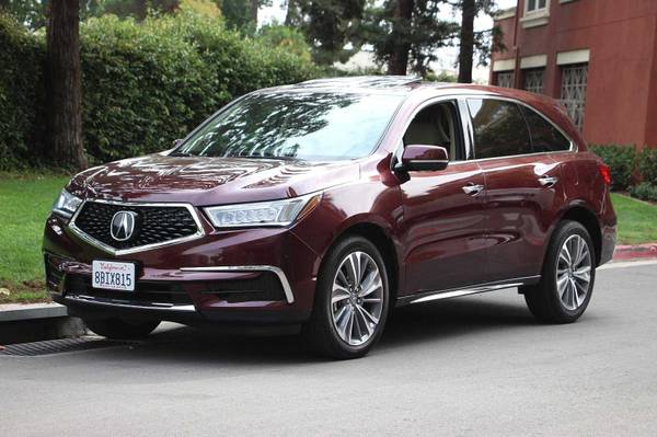2017 Acura MDX 3.5L 4D Sport Utility 2017 Acura MDX Basque Red 3.5L... for sale in Redwood City, CA – photo 9