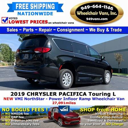 2019 Chrysler Pacifica Touring L Wheelchair Van VMI Northstar - Pow for sale in LAGUNA HILLS, NV – photo 6