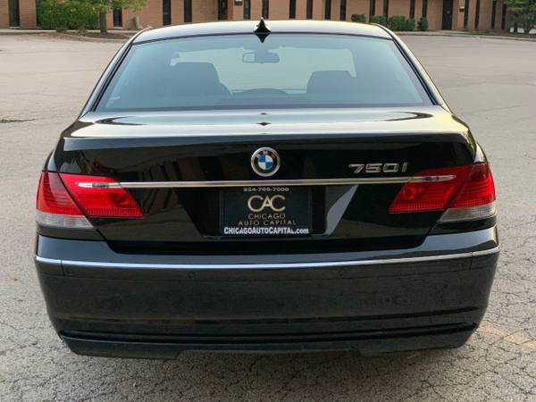 2006 BMW 750i ONLY 77k-MILES BLK/BLK NAV HTD/AC-SEATS LOADED - cars... for sale in Elgin, IL – photo 8