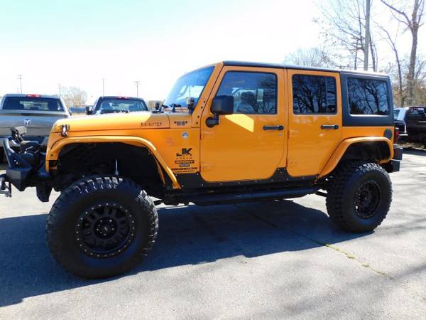 Jeep Wrangler 4x4 Lifted 4dr Unlimited Sport SUV Hard Top Jeeps Used for sale in Hickory, NC – photo 11