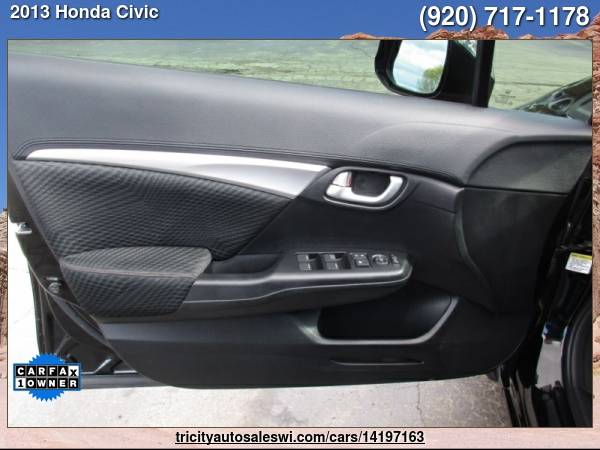 2013 HONDA CIVIC SI 4DR SEDAN Family owned since 1971 - cars & for sale in MENASHA, WI – photo 18