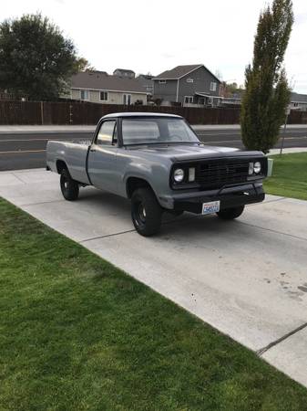 1977 dodge W200 4x4 - cars & trucks - by owner - vehicle automotive... for sale in Moses Lake, WA – photo 3