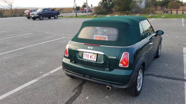2008 MINI COOPER 5 SPEED CONVERTIBLE - cars & trucks - by owner -... for sale in Yarmouth Port, MA – photo 2