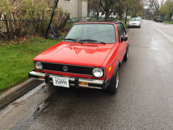 1985 Volkswagen Cabriolet Convertible - Solid Project! - cars & for sale in Saint Paul, MN – photo 3
