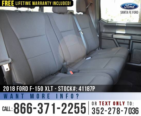 2018 FORD F150 XLT 4WD Touchscreen - Camera - Cruise Control for sale in Alachua, FL – photo 18