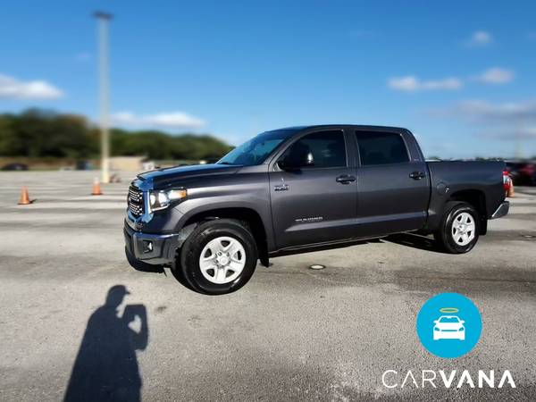 2018 Toyota Tundra CrewMax SR5 Pickup 4D 5 1/2 ft pickup Gray - -... for sale in Las Vegas, NV – photo 3