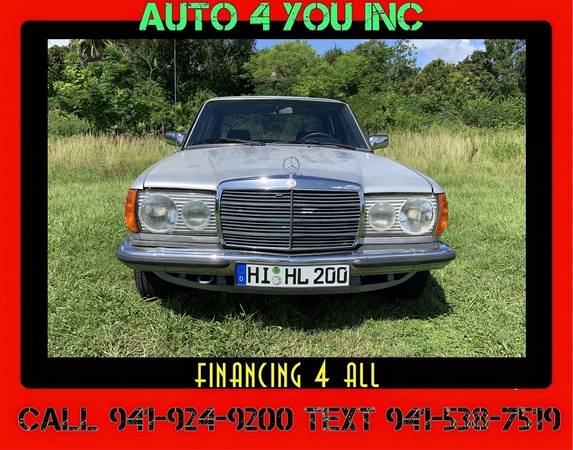 1981 Mercedes Benz E280 ~ Sweet Ride ~ New Tires ~ Auto4you for sale in Sarasota, FL