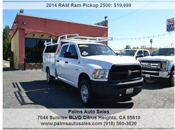 2014 Ram Pickup 2500 Crew Cab 4dr Utility Truck for sale in Citrus Heights, CA – photo 2