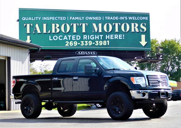 LIFTED 4X4!!!...2010 Ford F-150 XLT Supercrew!!!...LOW MILES! for sale in Battle Creek, MI