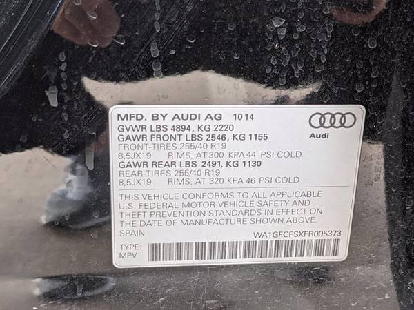 2015 Audi Q3 2 0T Prestige AWD All Wheel Drive SKU: FR005373 - cars & for sale in Plano, TX – photo 23