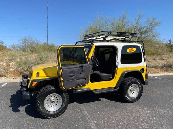 2000 JEEP WRANGLER TJ SPORT 4 0L I6 4X4 ONLY 84K MILES - cars for sale in Phoenix, AZ – photo 2