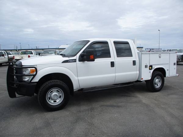 2013 Ford F-350 4x4 Crew Cab XL Utility Bed 95k Miles - cars & for sale in Lawrenceburg, AL – photo 2