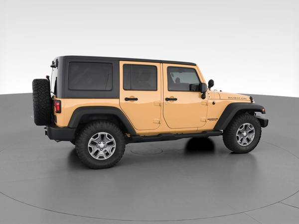 2014 Jeep Wrangler Unlimited Rubicon Sport Utility 4D suv Beige - -... for sale in Asheville, NC – photo 12