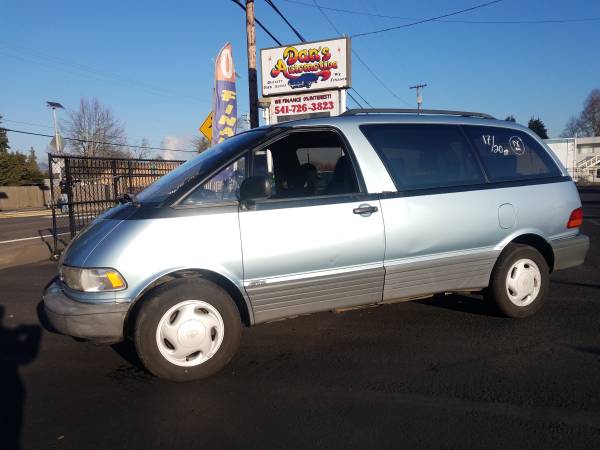 AWD 1991 Toyota Previa le AWD Just Arrived on trade - cars & trucks... for sale in Springfield, OR – photo 3