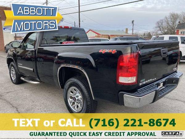 2011 GMC Sierra 1500 SLE 4WD Regular Cab 1-Owner - FINANCING FOR ALL... for sale in Lackawanna, NY – photo 3