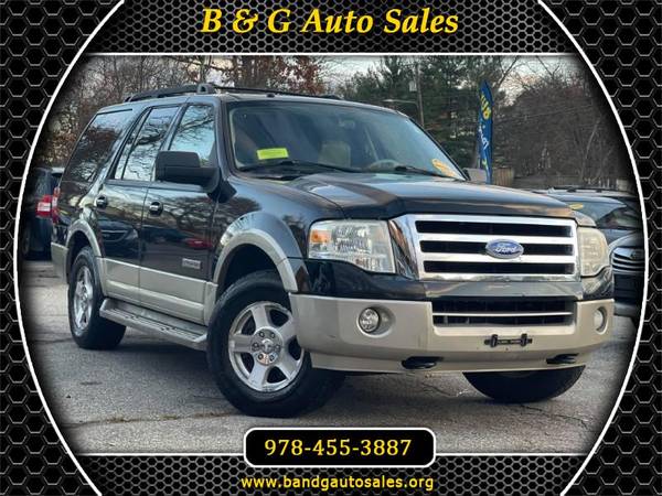 2008 Ford Expedition Eddie Bauer 4WD One Owner ( 6 MONTHS WARRANTY ) for sale in North Chelmsford, MA