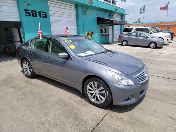 ONLY ( 2, 495 DOWN) 2012 INFINITY G37X - - by dealer for sale in Hollywood, FL – photo 2
