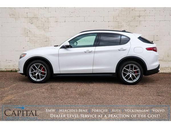 Beautiful 18 Alfa Stelvio Ti AWD Crossover! Gorgeous Color for sale in Eau Claire, WI – photo 2