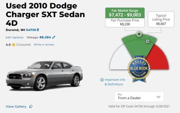 2010 Dodge Charger SXT 3 5L V6 88k Miles - - by dealer for sale in Mondovi, WI – photo 18
