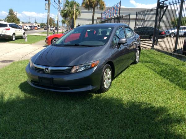 SUPER CLEAN CARFAX!!! 2012 Honda Civic **FREE WARRANTY** - cars &... for sale in Metairie, LA – photo 3