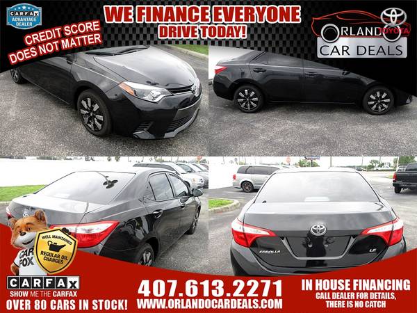 2016 Toyota *Corolla* NO Credit Check Loans--- Buy Here Pay Here---... for sale in Maitland, FL – photo 3