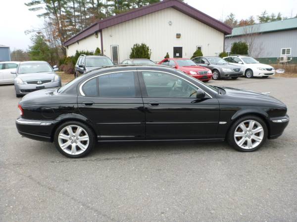 2003 JAGUAR X-TYPE ALL WHEEL DRIVE BLACK ON BLACK LOADED VERY... for sale in Milford, ME – photo 6