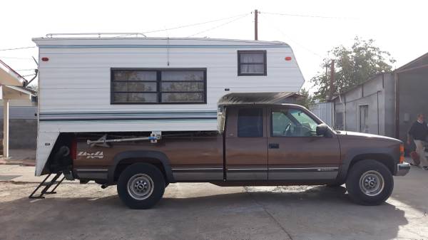 1994 Chevy Truck with Camper - cars & trucks - by owner - vehicle... for sale in Berino, NM – photo 3