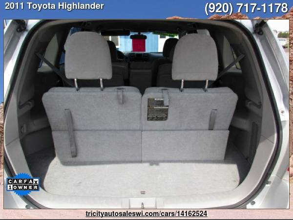 2011 TOYOTA HIGHLANDER BASE AWD 4DR SUV Family owned since 1971 for sale in MENASHA, WI – photo 22