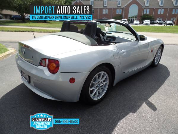 2003 BMW Z4 ROADSTER! 2.5LITER! 5-SPEED MANUAL! LOW MILES! CONVERTIBLE for sale in Knoxville, TN – photo 2