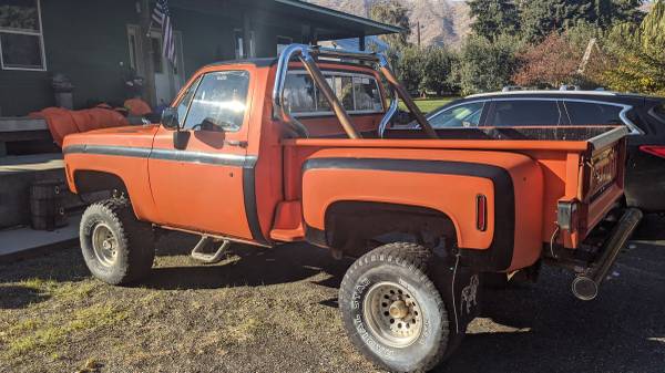 1978 Chevy K10 Stepside - cars & trucks - by owner - vehicle... for sale in Wenatchee, WA – photo 2