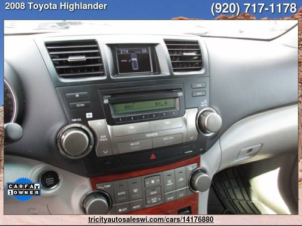 2008 TOYOTA HIGHLANDER LIMITED AWD 4DR SUV Family owned since 1971 for sale in MENASHA, WI – photo 13