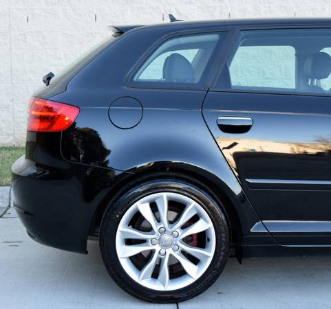 Black 2012 Audi A3 S Line - Black Leather - 6 Speed - 100k Miles -... for sale in Raleigh, NC – photo 23