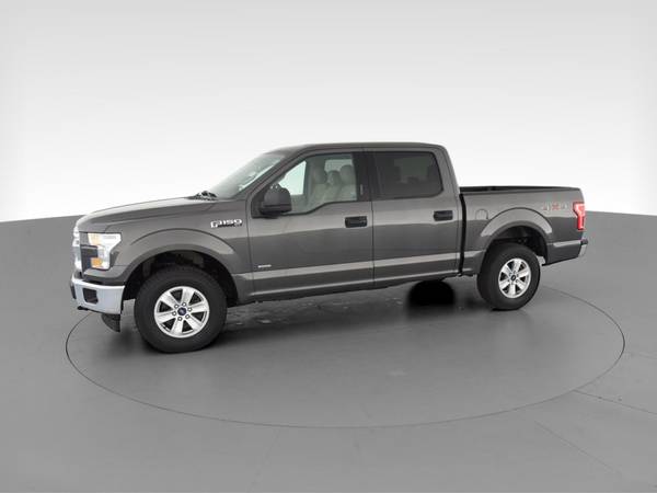 2017 Ford F150 SuperCrew Cab XLT Pickup 4D 5 1/2 ft pickup Gray - -... for sale in Syracuse, NY – photo 4