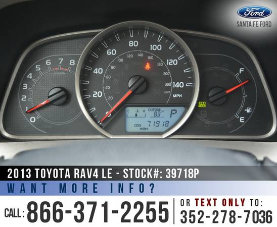 *** 2013 Toyota RAV4 LE AWD *** Bluetooth - Camera - Tinted Windows for sale in Alachua, FL – photo 15