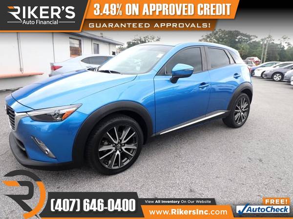$220/mo - 2017 Mazda CX-3 Grand Touring - 100 Approved! - cars &... for sale in Kissimmee, FL – photo 3
