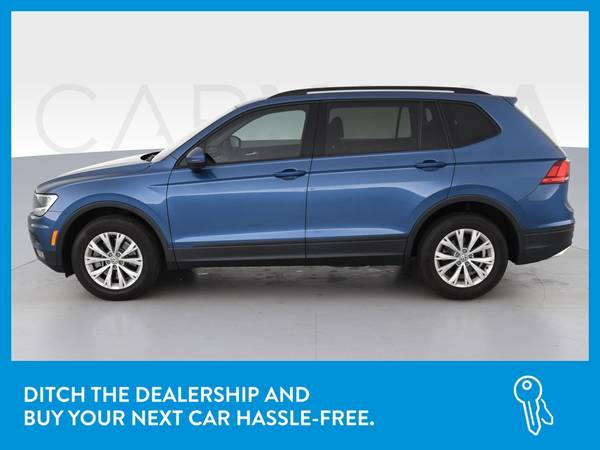 2018 VW Volkswagen Tiguan 2 0T S 4MOTION Sport Utility 4D suv Blue for sale in Westport, NY – photo 4