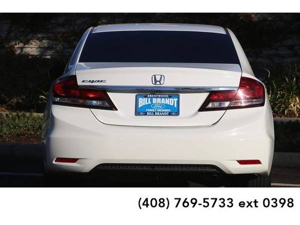 2015 Honda Civic sedan SE 4D Sedan (White) for sale in Brentwood, CA – photo 9