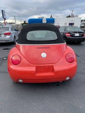 2003 Volkswagen New Beetle Convertible GLS - - by for sale in Spokane, WA – photo 4